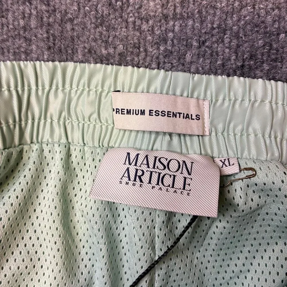 Maison Article Premium Essentials Swim Shorts Men’s XL Mint Green NWT
